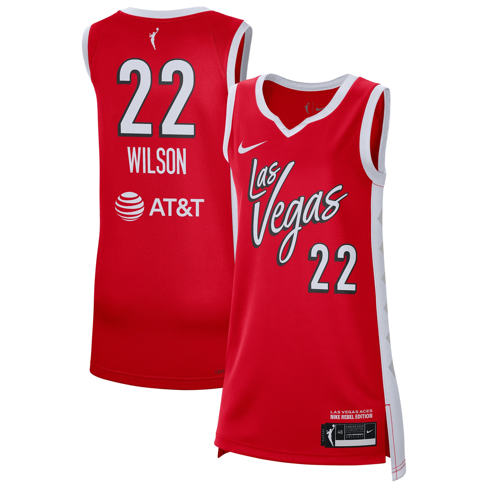 Camiseta Nike Rebel de Las Vegas Aces - A'Ja Wilson