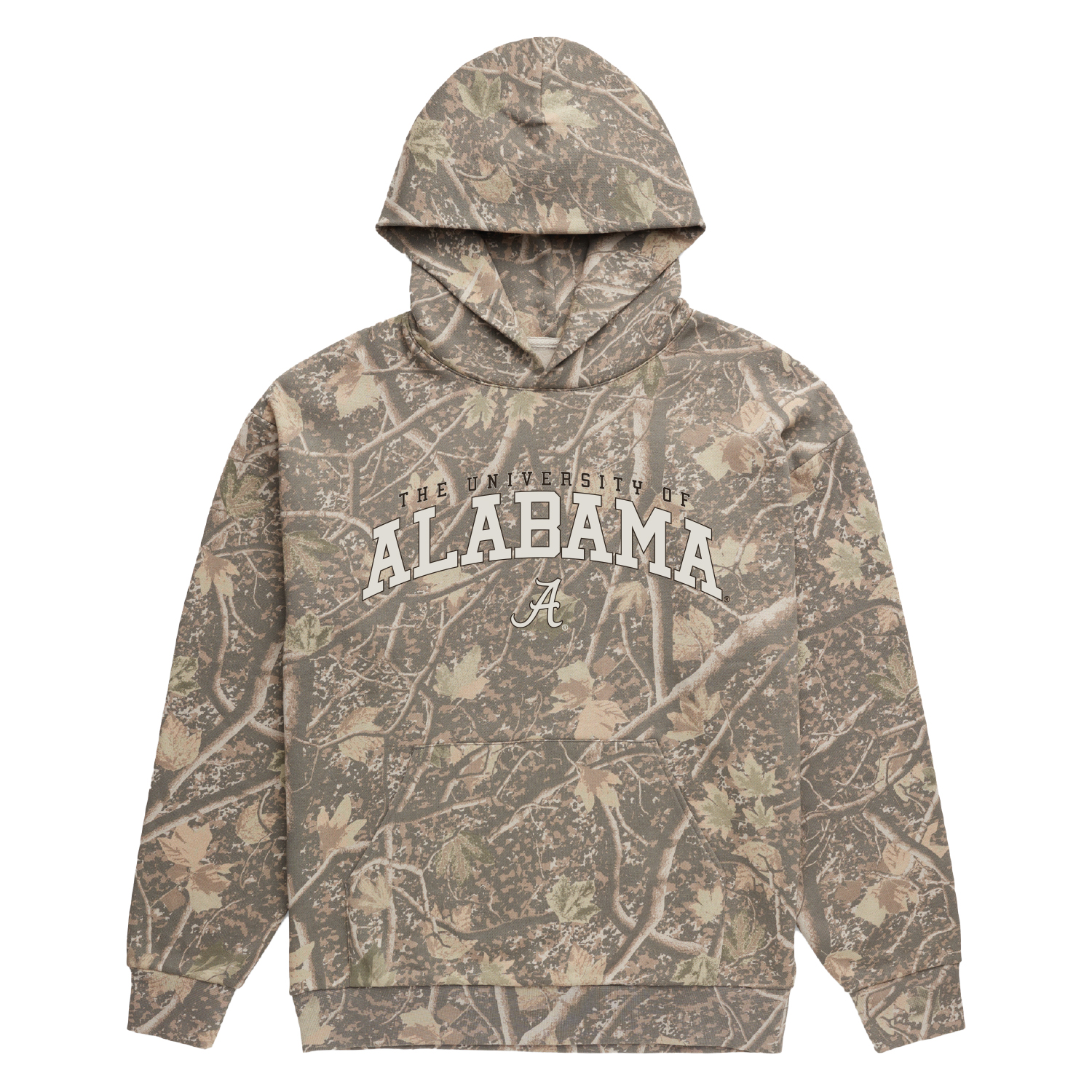 Men's Uscape Apparel  Camo Alabama Crimson Tide Back Bay Fleece Hoodie