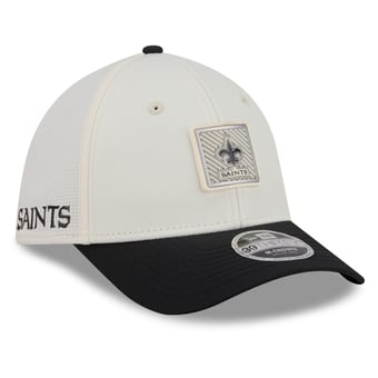 Men's New Era  Cream/Black New Orleans Saints 2026 NFL Training Camp 39THIRTY Flex Hat