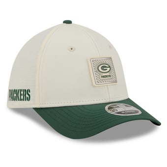Men's New Era  Cream/Green Green Bay Packers 2026 NFL Training Camp 39THIRTY Flex Hat