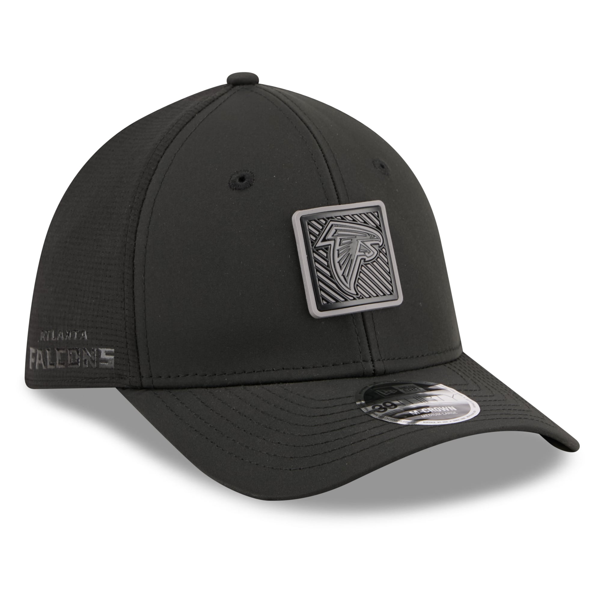 Men's New Era Black Atlanta Falcons 2026 NFL Training Camp 39THIRTY Flex Hat