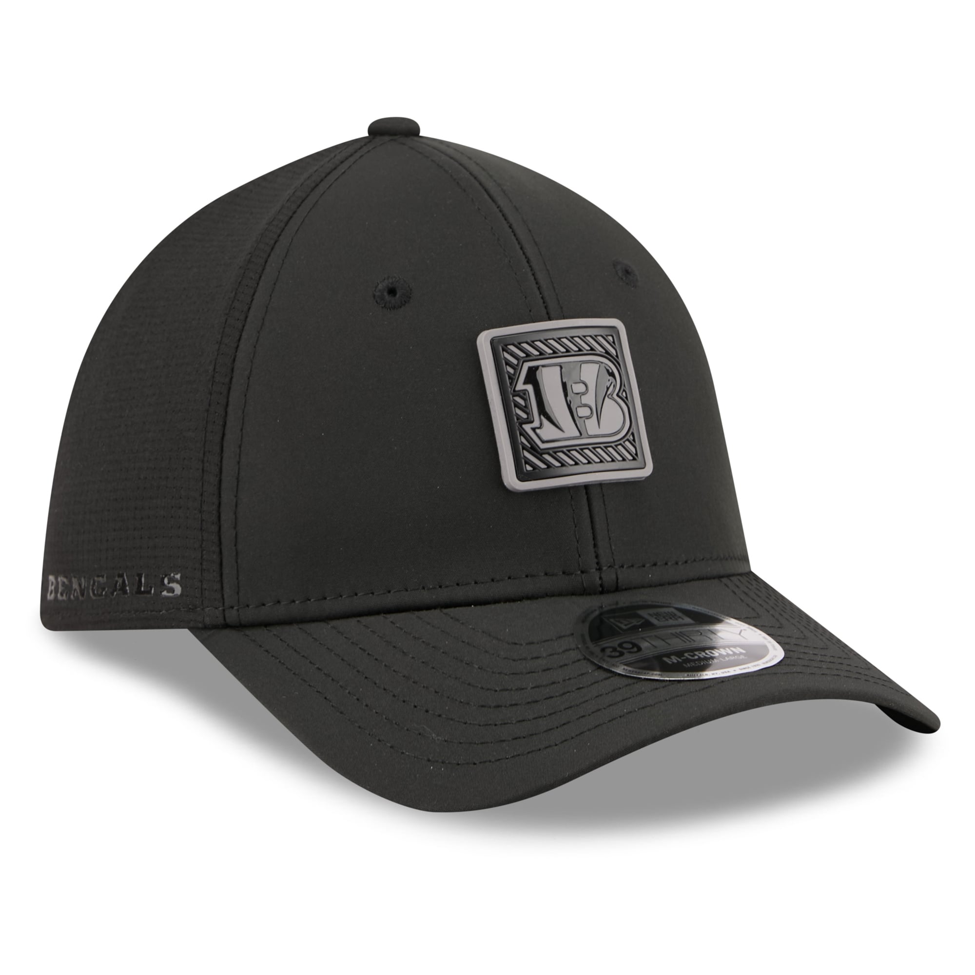 Men's New Era  Black Cincinnati Bengals 2026 NFL Training Camp 39THIRTY Flex Hat