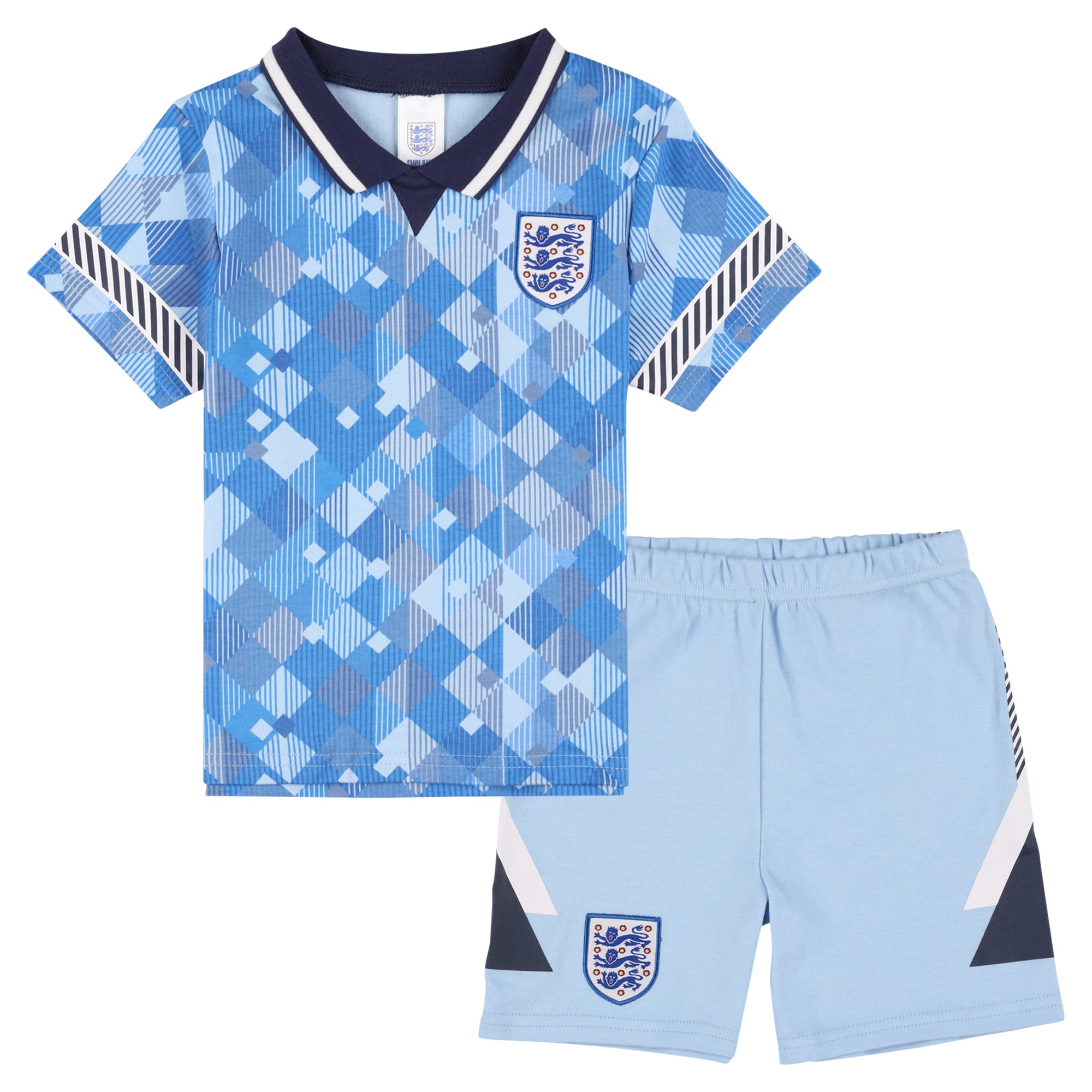 England 1990 Third Retro Tee & Shorts Set