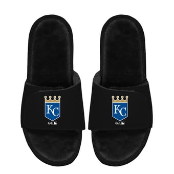 Youth ISlide  Kansas City Royals Logo Fur Slide Sandals