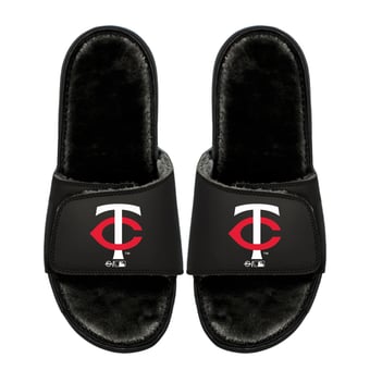 Youth ISlide  Minnesota Twins Logo Fur Slide Sandals