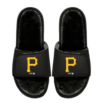 Youth ISlide  Pittsburgh Pirates Logo Fur Slide Sandals