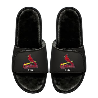Youth ISlide  St. Louis Cardinals Logo Fur Slide Sandals