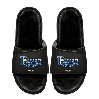 Youth ISlide  Tampa Bay Rays Logo Fur Slide Sandals