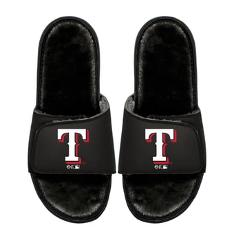 Youth ISlide  Texas Rangers Logo Fur Slide Sandals