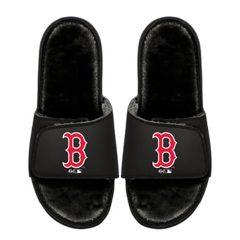 Youth ISlide  Boston Red Sox Logo Fur Slide Sandals