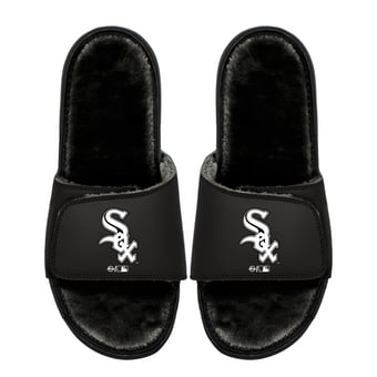 Youth ISlide  Chicago White Sox Logo Fur Slide Sandals