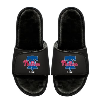 Unisex ISlide  Philadelphia Phillies Logo Fur Slide Sandals