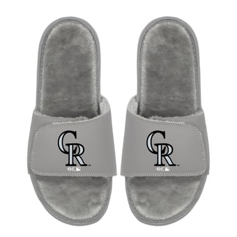 Unisex ISlide  Colorado Rockies Logo Fur Slide Sandals