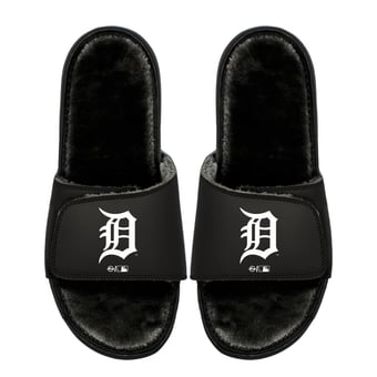 Unisex ISlide  Detroit Tigers Logo Fur Slide Sandals