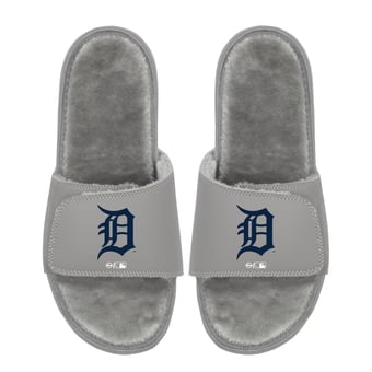 Unisex ISlide  Detroit Tigers Logo Fur Slide Sandals