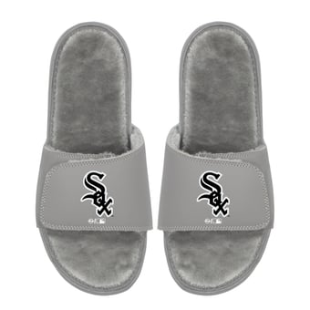 Unisex ISlide  Chicago White Sox Logo Fur Slide Sandals