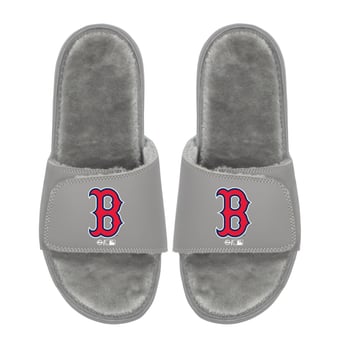 Unisex ISlide  Boston Red Sox Logo Fur Slide Sandals