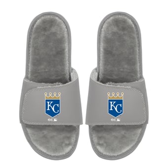 Unisex ISlide  Kansas City Royals Logo Fur Slide Sandals