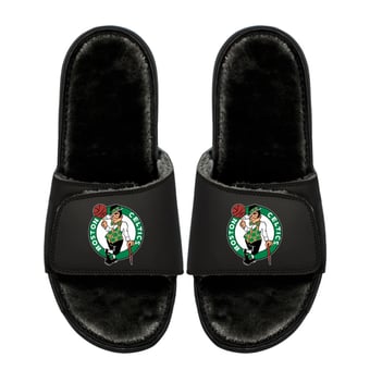 Youth ISlide  Boston Celtics Logo Fur Slide Sandals
