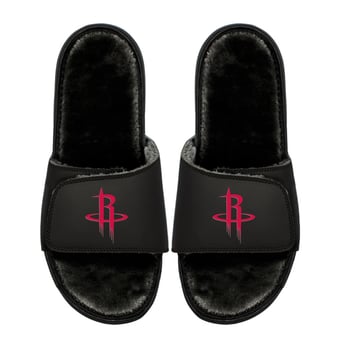 Youth ISlide  Houston Rockets Logo Fur Slide Sandals