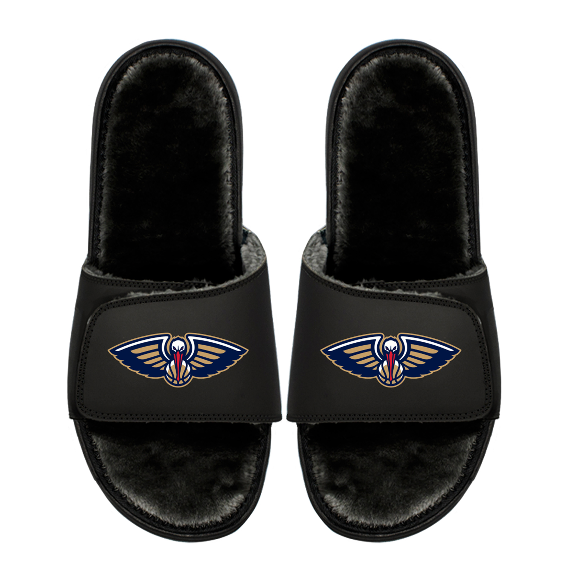 Unisex ISlide New Orleans Pelicans Logo Fur Slide Sandals