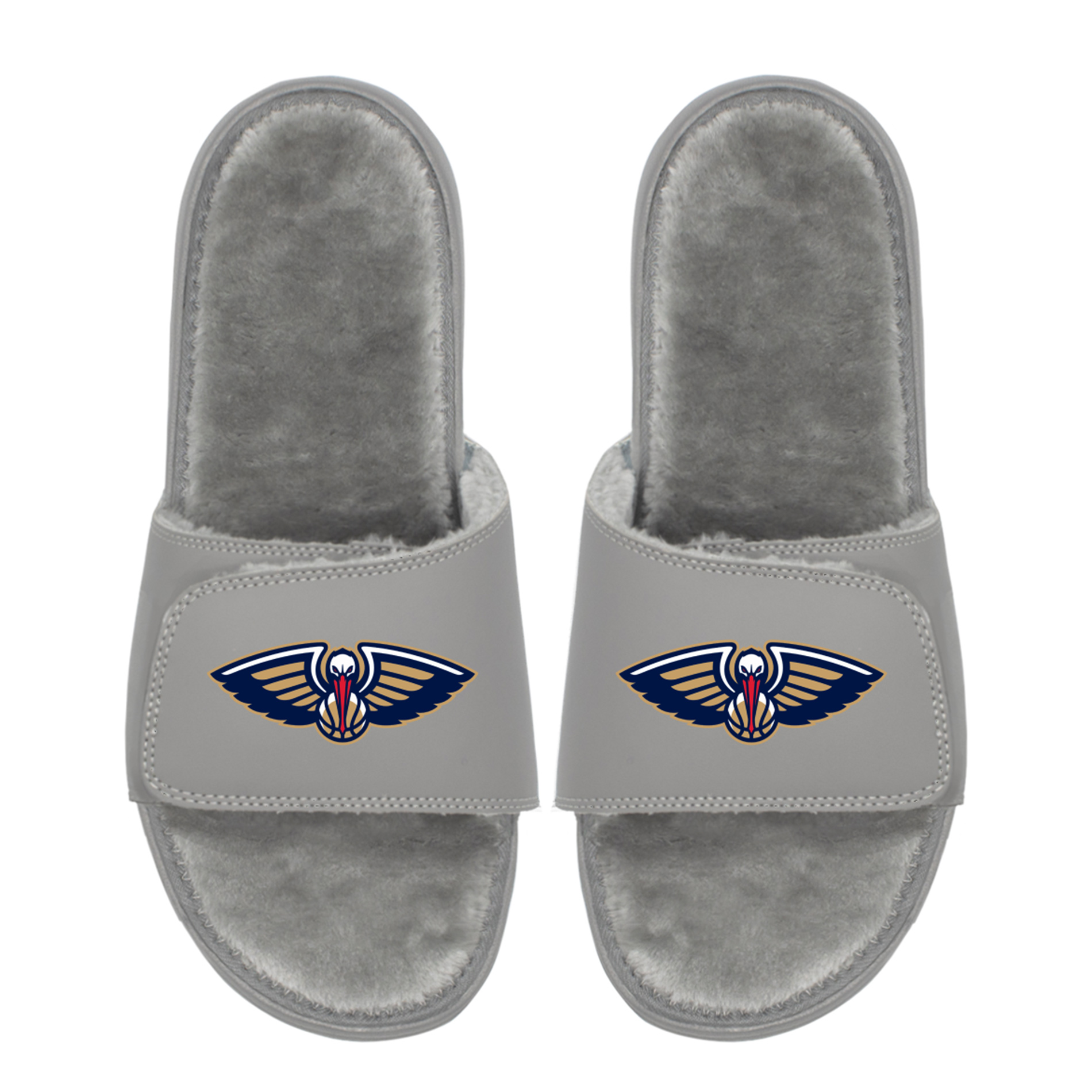 Unisex ISlide New Orleans Pelicans Logo Fur Slide Sandals
