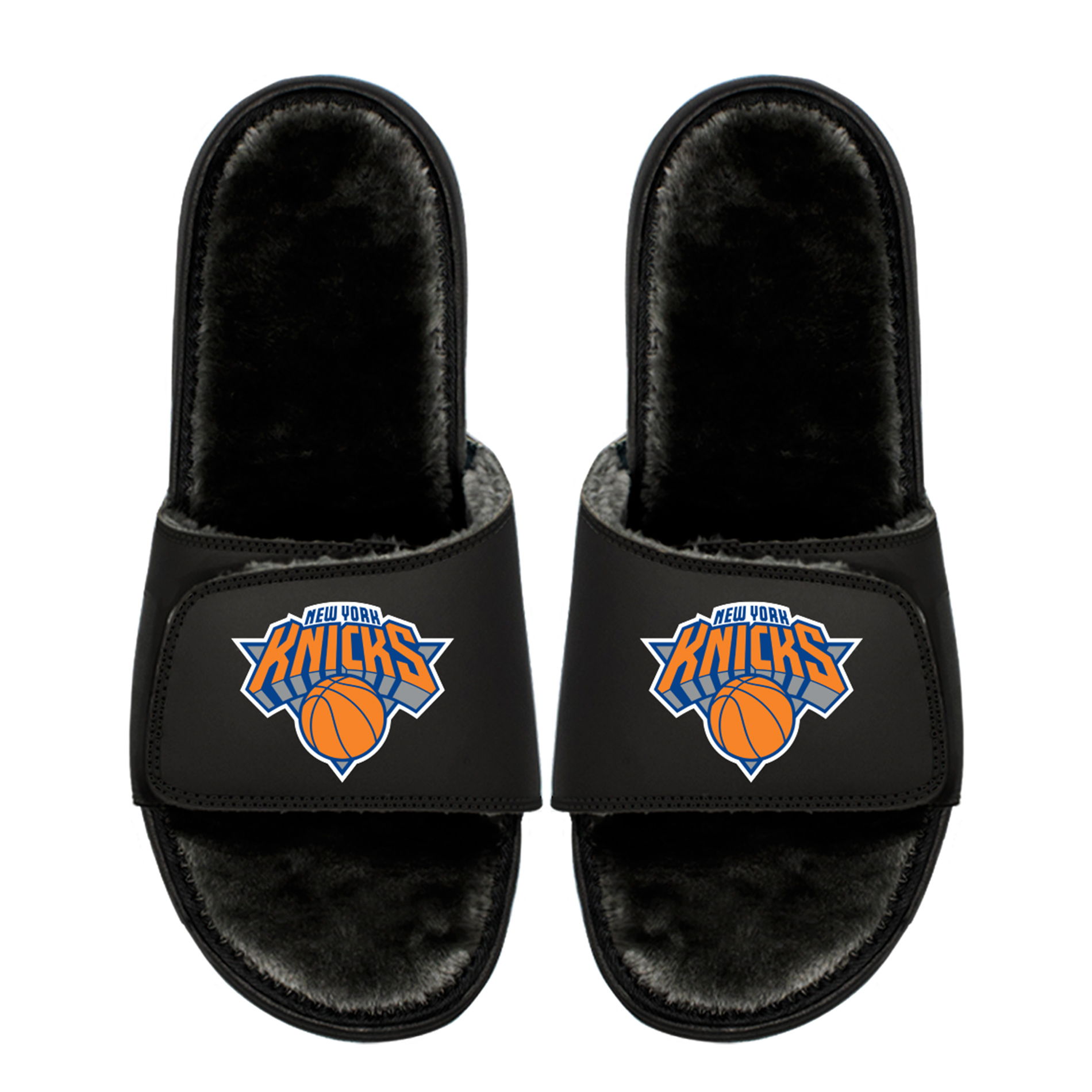 Unisex ISlide New York Knicks Logo Fur Slide Sandals