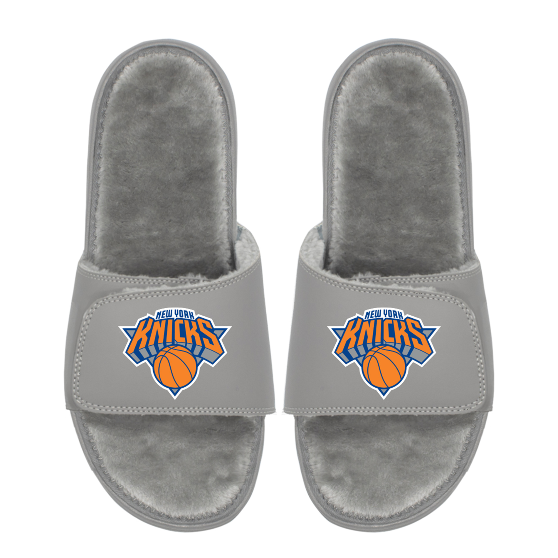 Unisex ISlide New York Knicks Logo Fur Slide Sandals