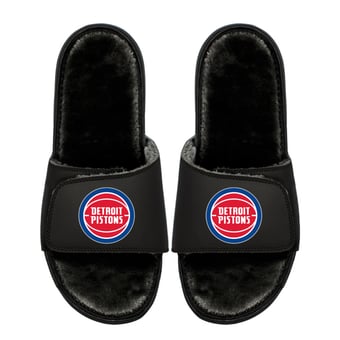 Unisex ISlide  Detroit Pistons Logo Fur Slide Sandals