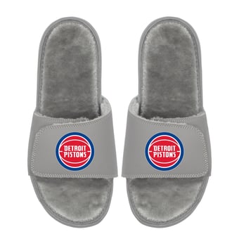 Unisex ISlide  Detroit Pistons Logo Fur Slide Sandals