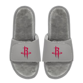 Unisex ISlide  Houston Rockets Logo Fur Slide Sandals