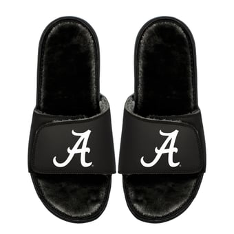 Youth ISlide  Alabama Crimson Tide Logo Fur Slide Sandals