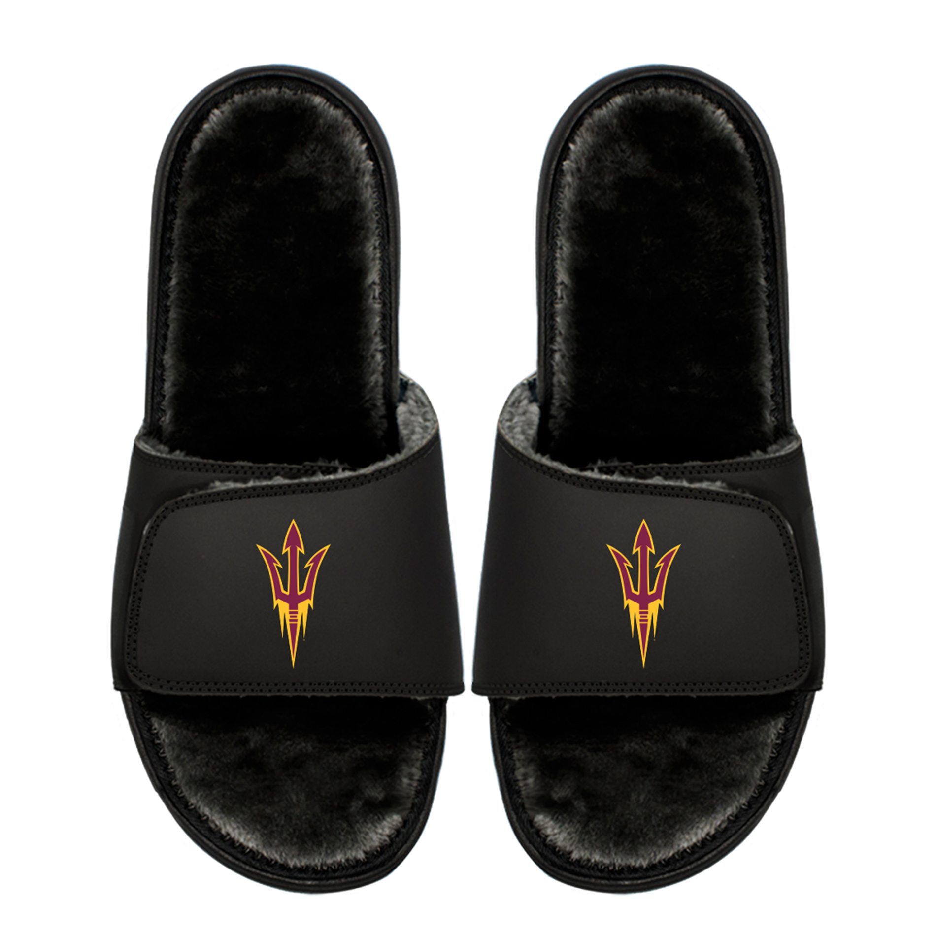 Unisex ISlide Arizona State Sun Devils Logo Fur Slide Sandals Unisex ISlide Arizona State Sun Devils Logo Fur Slide Sandals