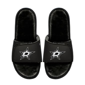 Unisex ISlide  Dallas Stars Logo Fur Slide Sandals