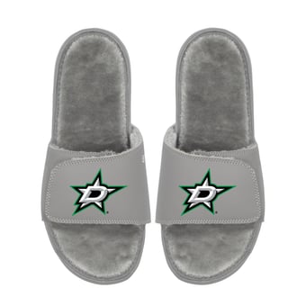 Unisex ISlide  Dallas Stars Logo Fur Slide Sandals