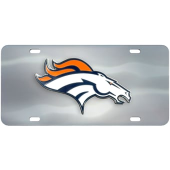 Logo Brands  Denver Broncos Diecast License Plate