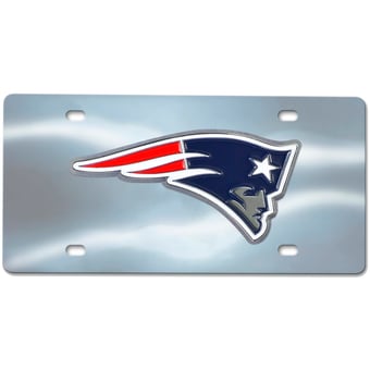 Logo Brands  New England Patriots Diecast License Plate