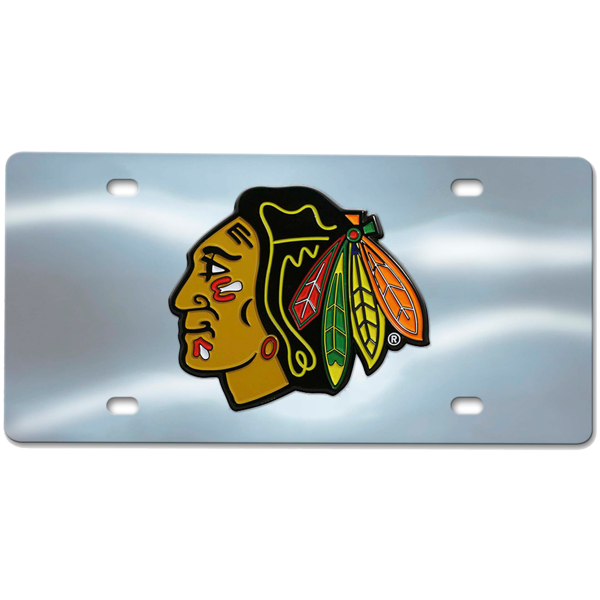 Logo Brands  Chicago Blackhawks Diecast License Plate