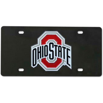 Logo Brands Ohio State Buckeyes Diecast License Plate