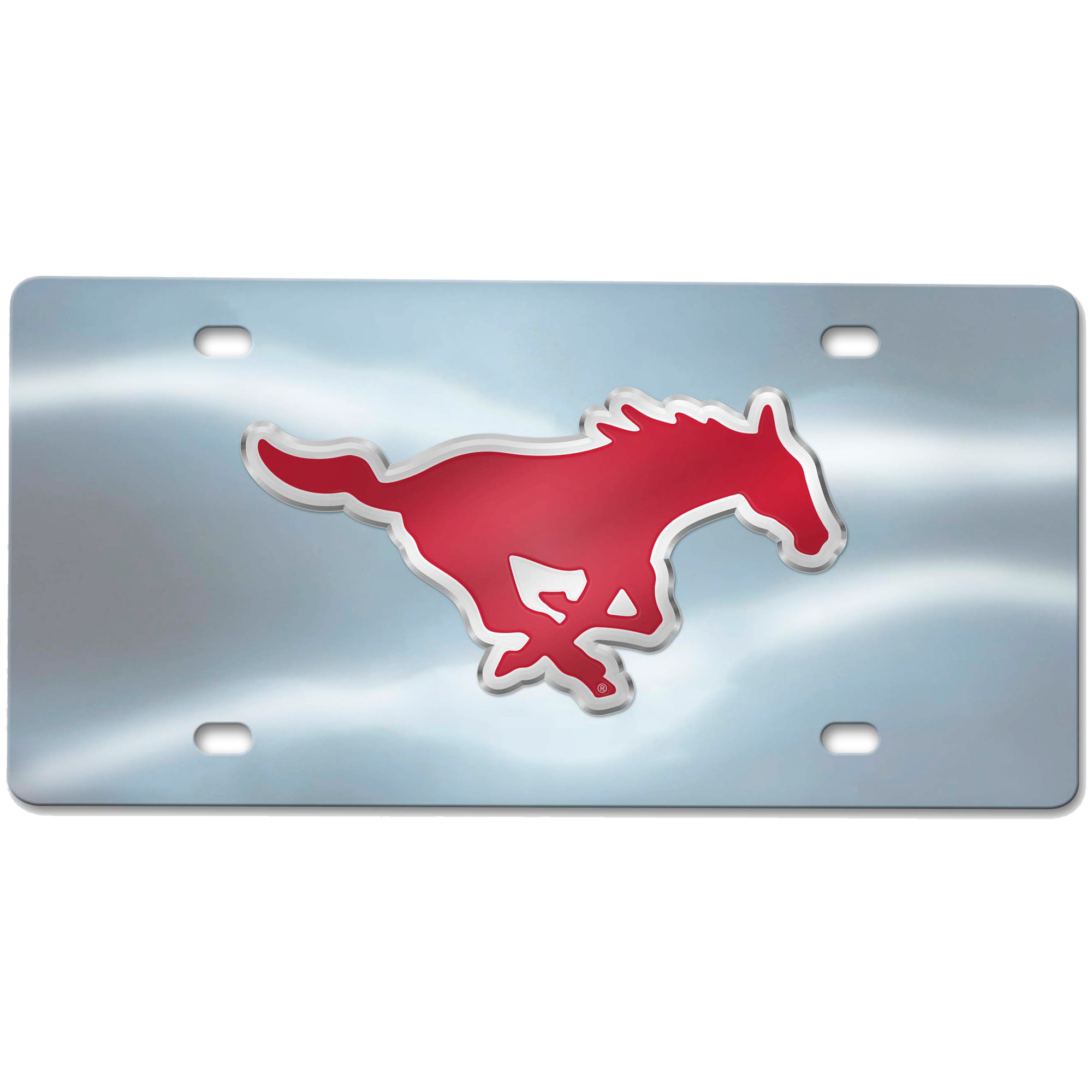 Logo Brands  SMU Mustangs Diecast License Plate