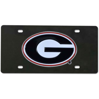 Logo Brands  Georgia Bulldogs Diecast License Plate