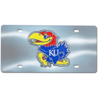 Logo Brands  Kansas Jayhawks Diecast License Plate