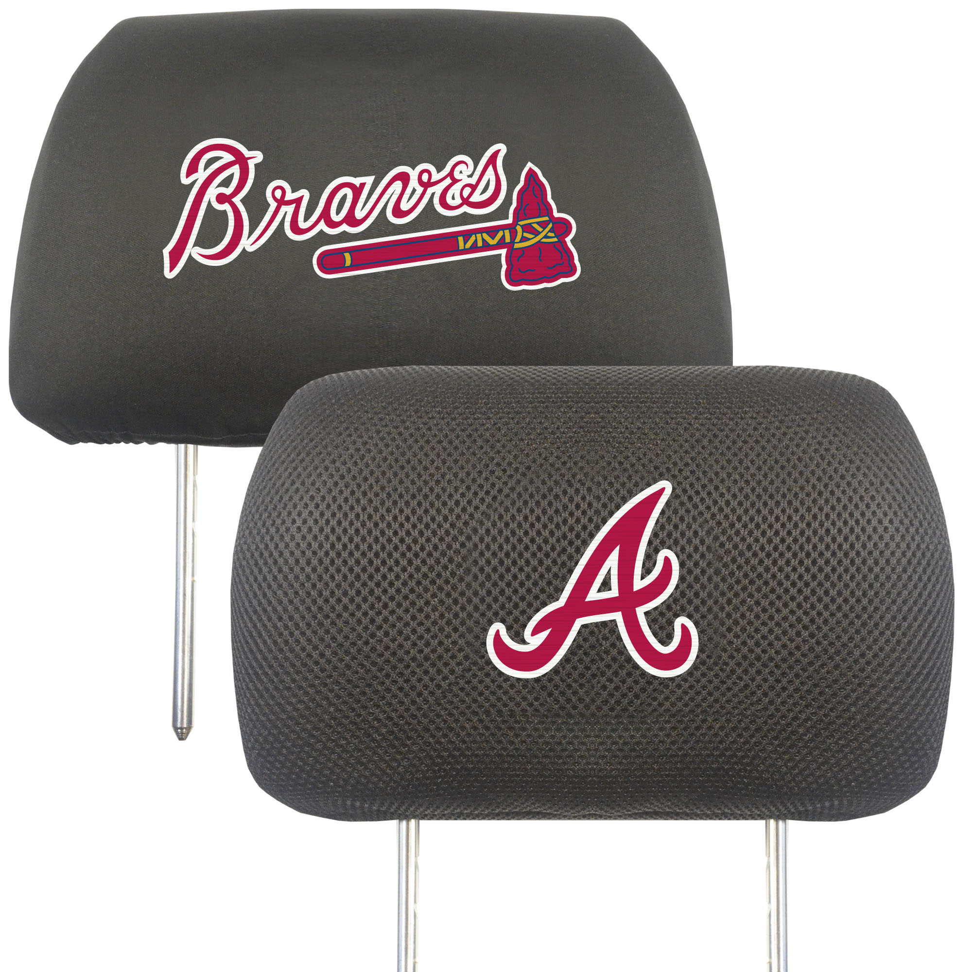 Logo Brands Atlanta Braves Car Head Rest Cover