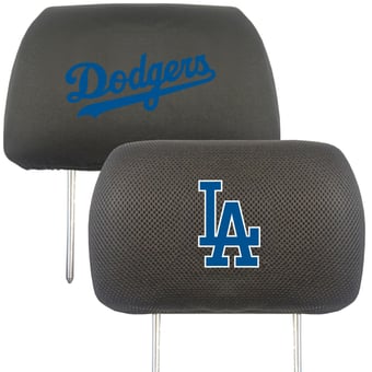 Logo Brands Los Angeles Dodgers Car Head Rest Cover