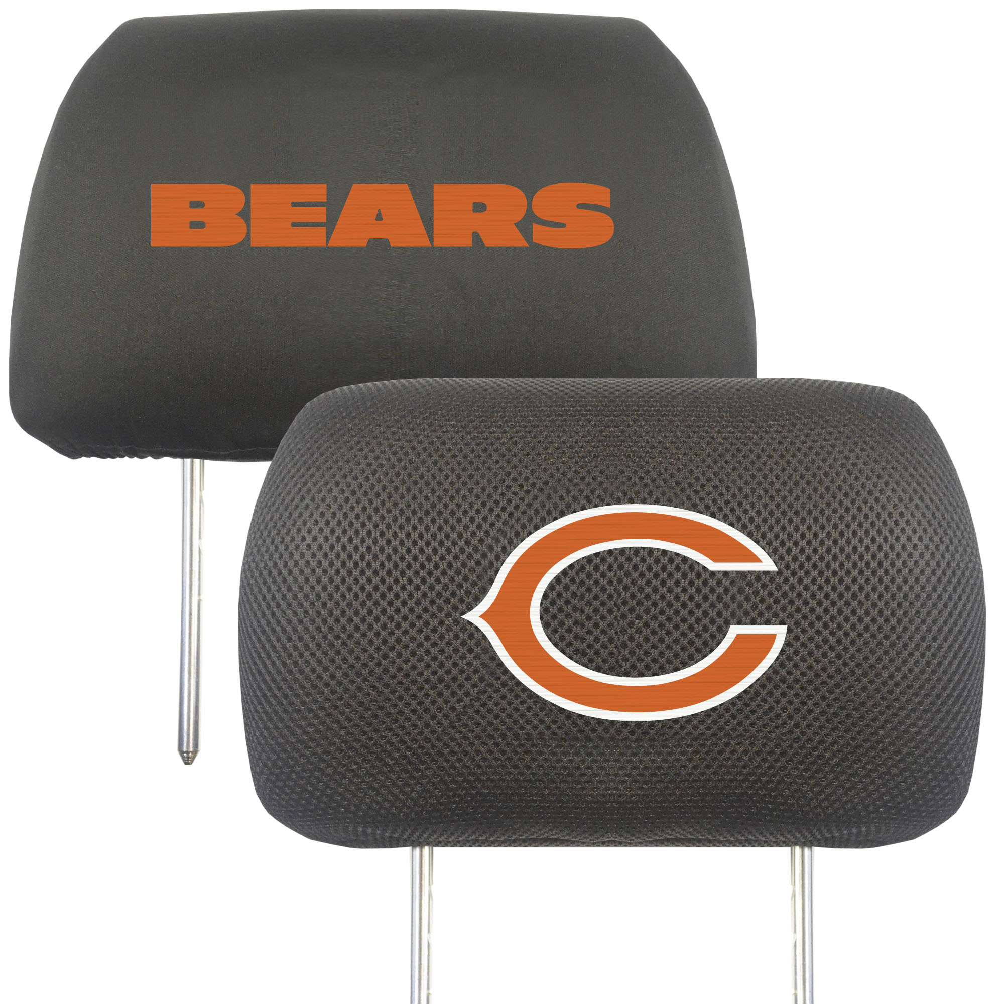 Logo Brands Chicago Bears Car Head Rest Cover