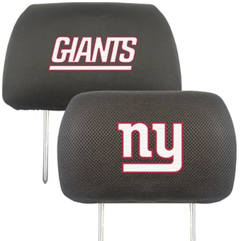 Logo Brands New York Giants Car Head Rest Cover