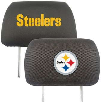 Logo Brands Pittsburgh Steelers Car Head Rest Cover