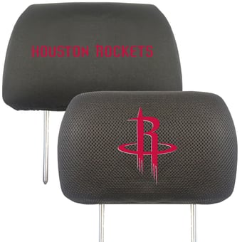 Logo Brands Houston Rockets Car Head Rest Cover