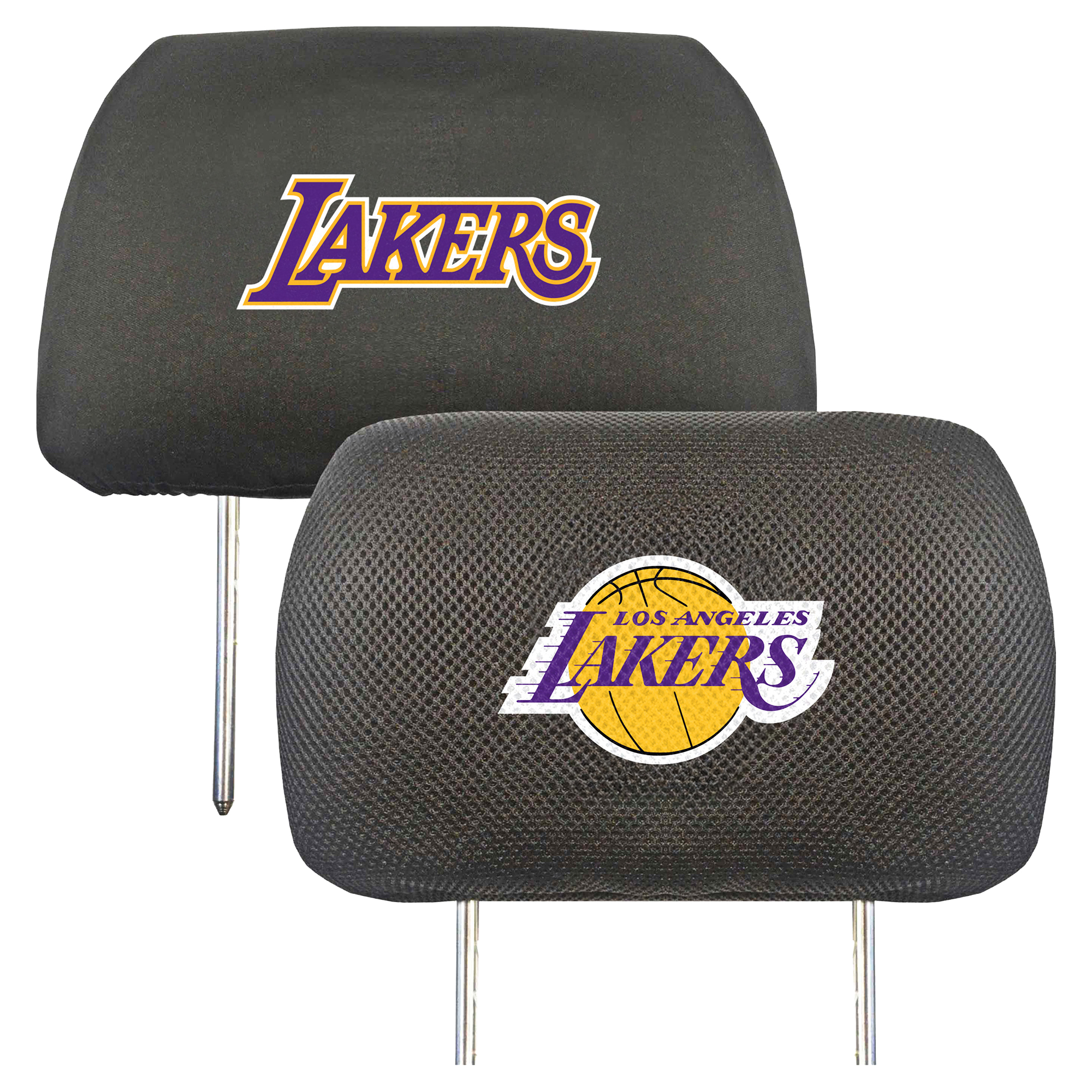 Logo Brands Los Angeles Lakers Car Head Rest Cover