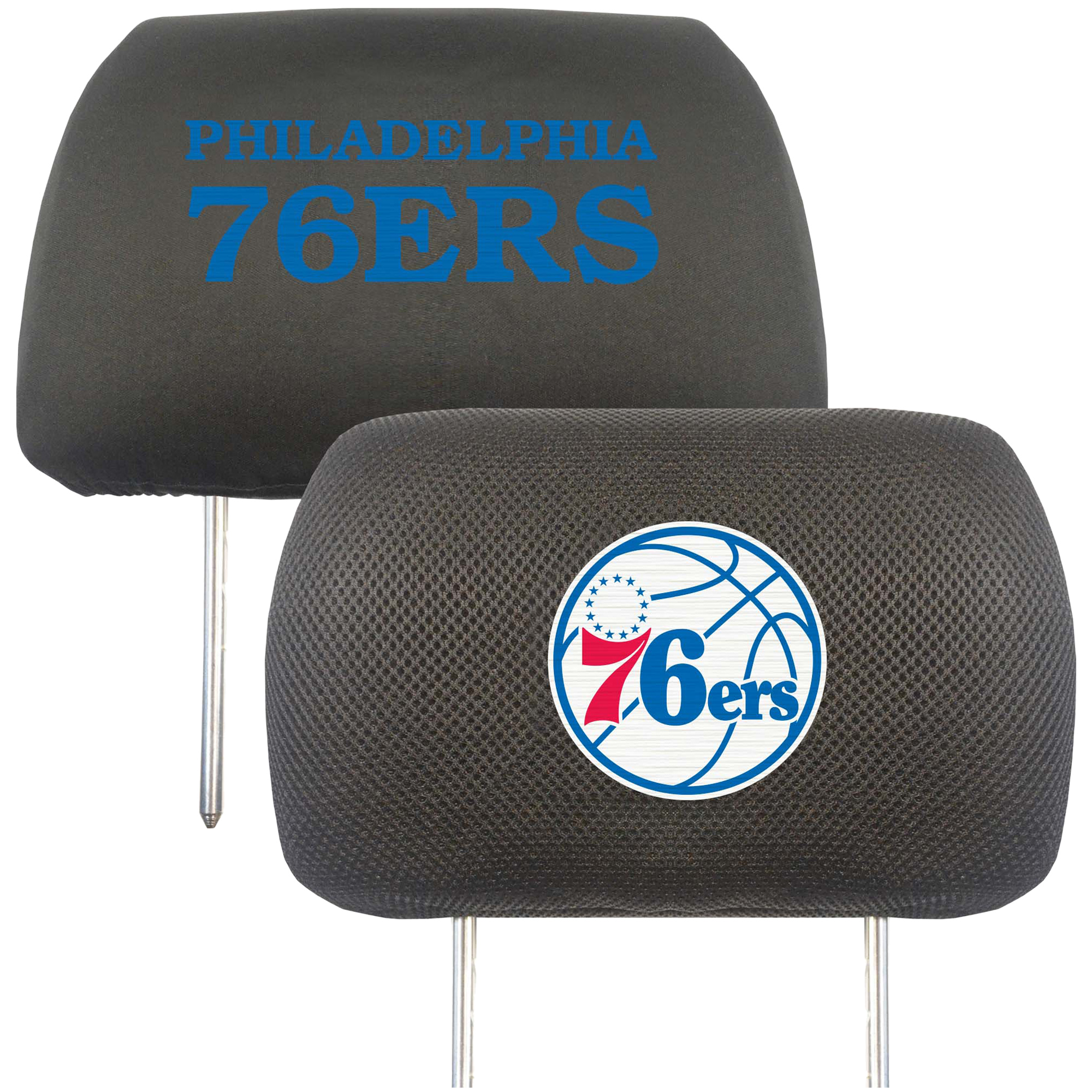 Logo Brands Philadelphia 76ers Car Head Rest Cover